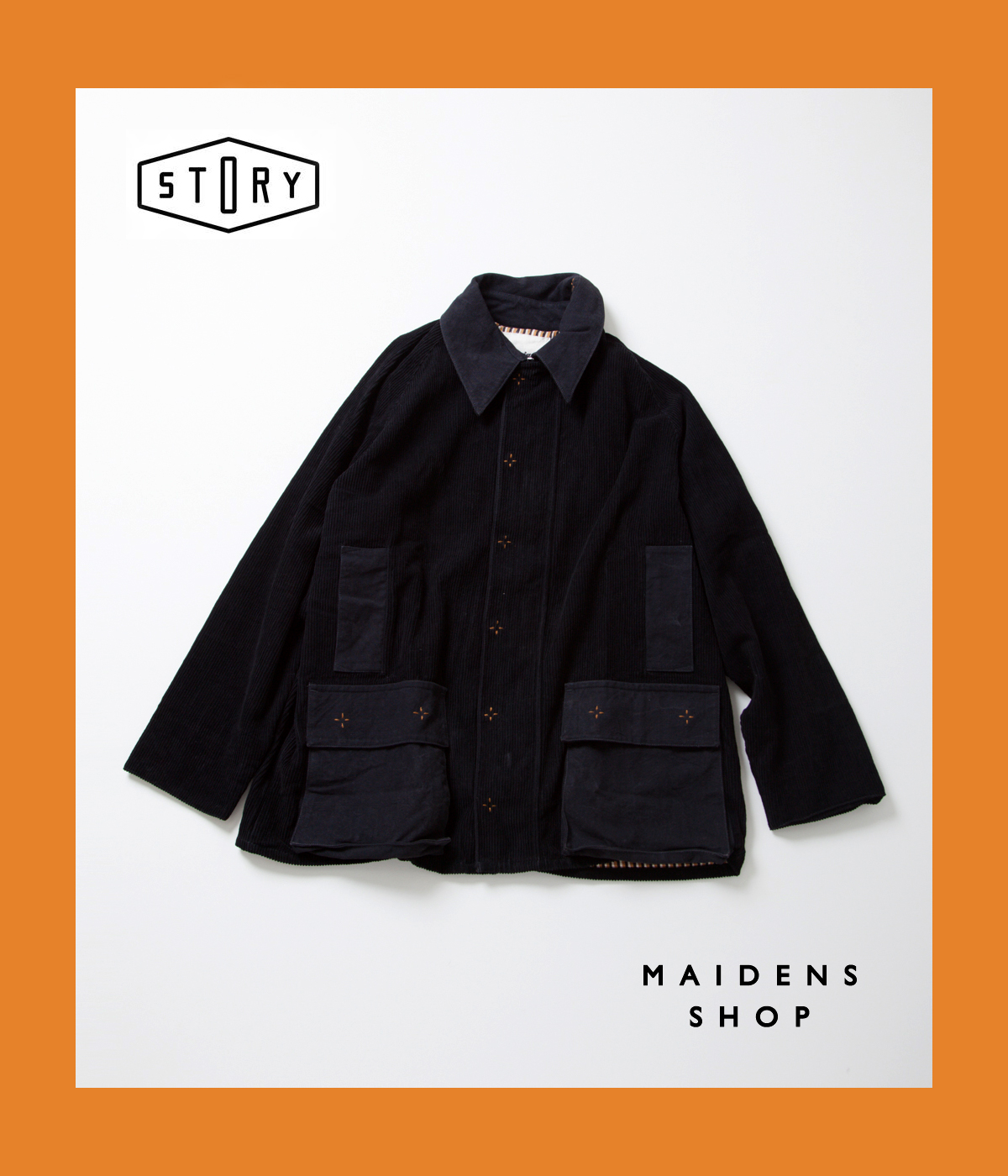 EXCLUSIVE COLLECTION 【STORY mfg. for MAIDENS SHOP ”IRON BLACK 
