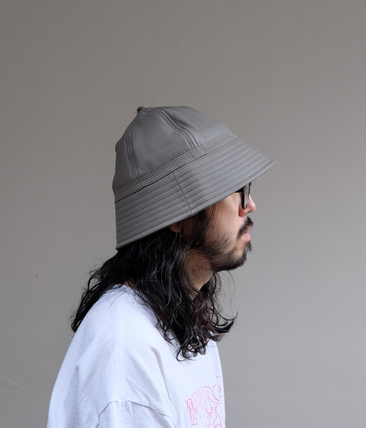 頭周60cmHender Scheme SAILOR HAT WITH SHEEP BLK