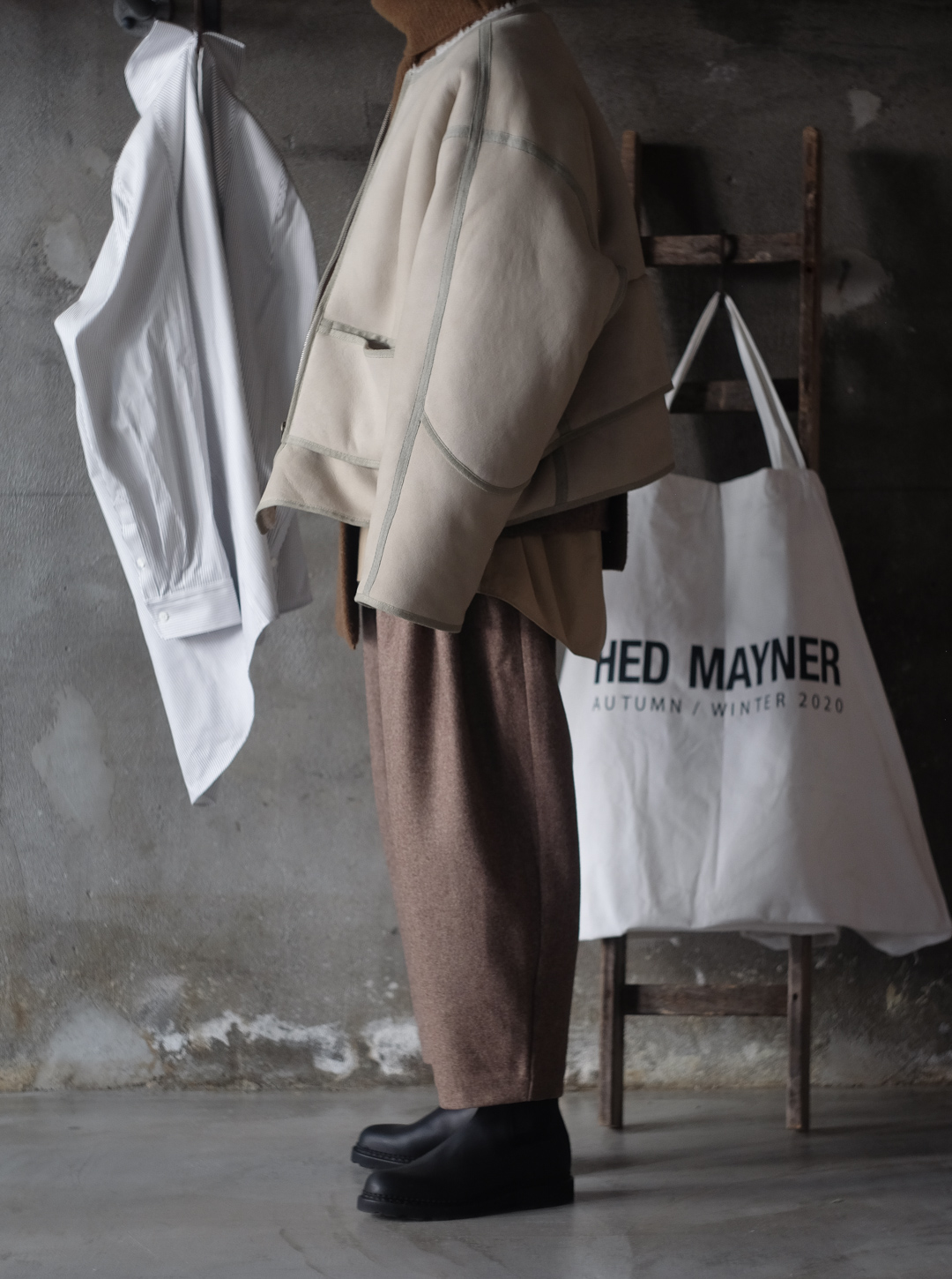 本日限定！HED MAYNER 20AW linen coat - babalakinandco.com