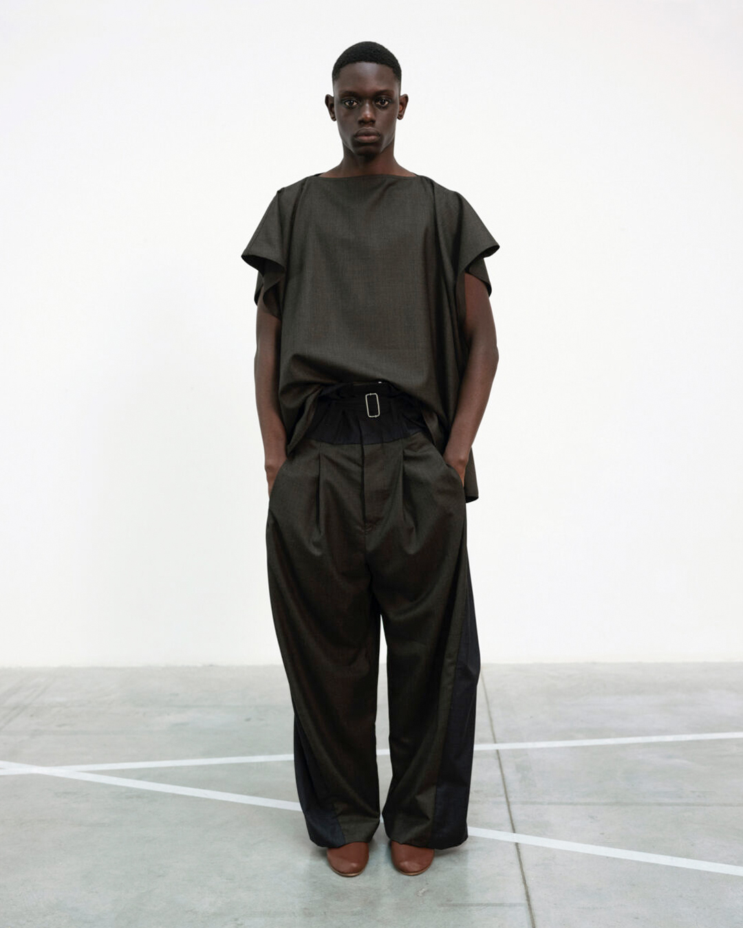 HED MAYNER 21SS BELTED PANT