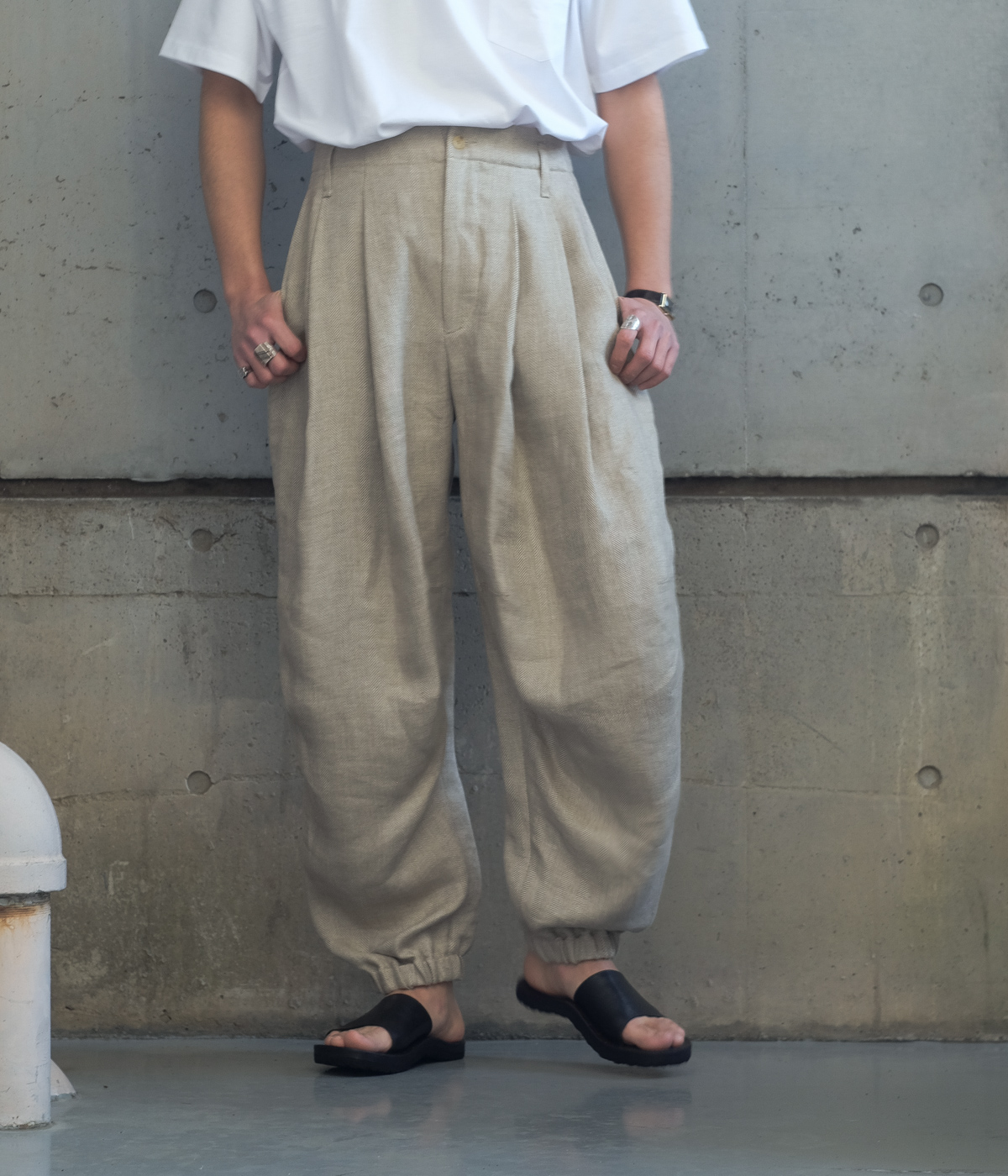 HED MAYNER 21SS BELTED PANT | www.hartwellspremium.com