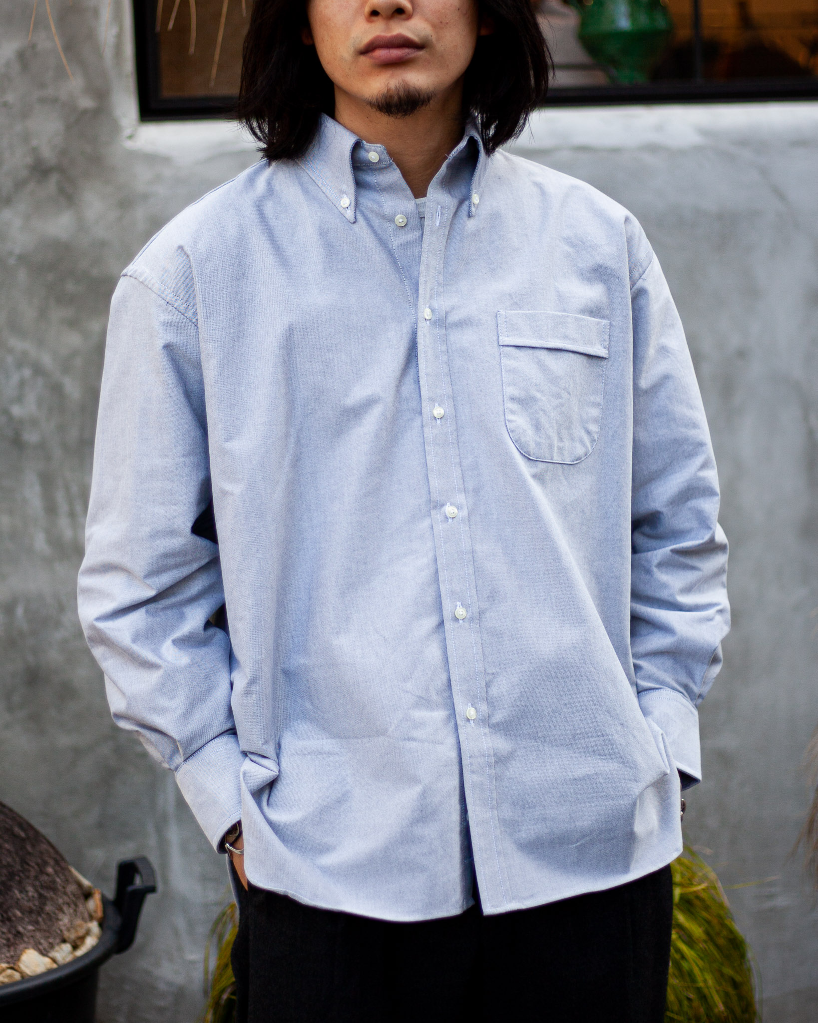 sillage × Individualized Shirts ストライプメンズ