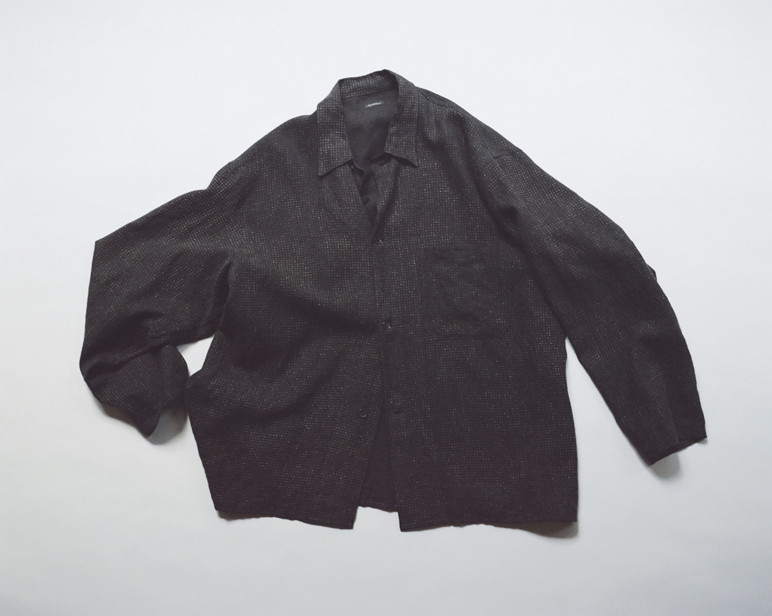 本店激安COMOLI 2023SS リネンドットシャツジャケット（dot） トップス